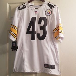 Men's NIKE white NFL Polamalu jersey
